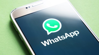Mobile phone whatsapp