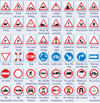 road signs